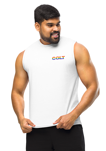 COLT Pride Muscle Tank - White