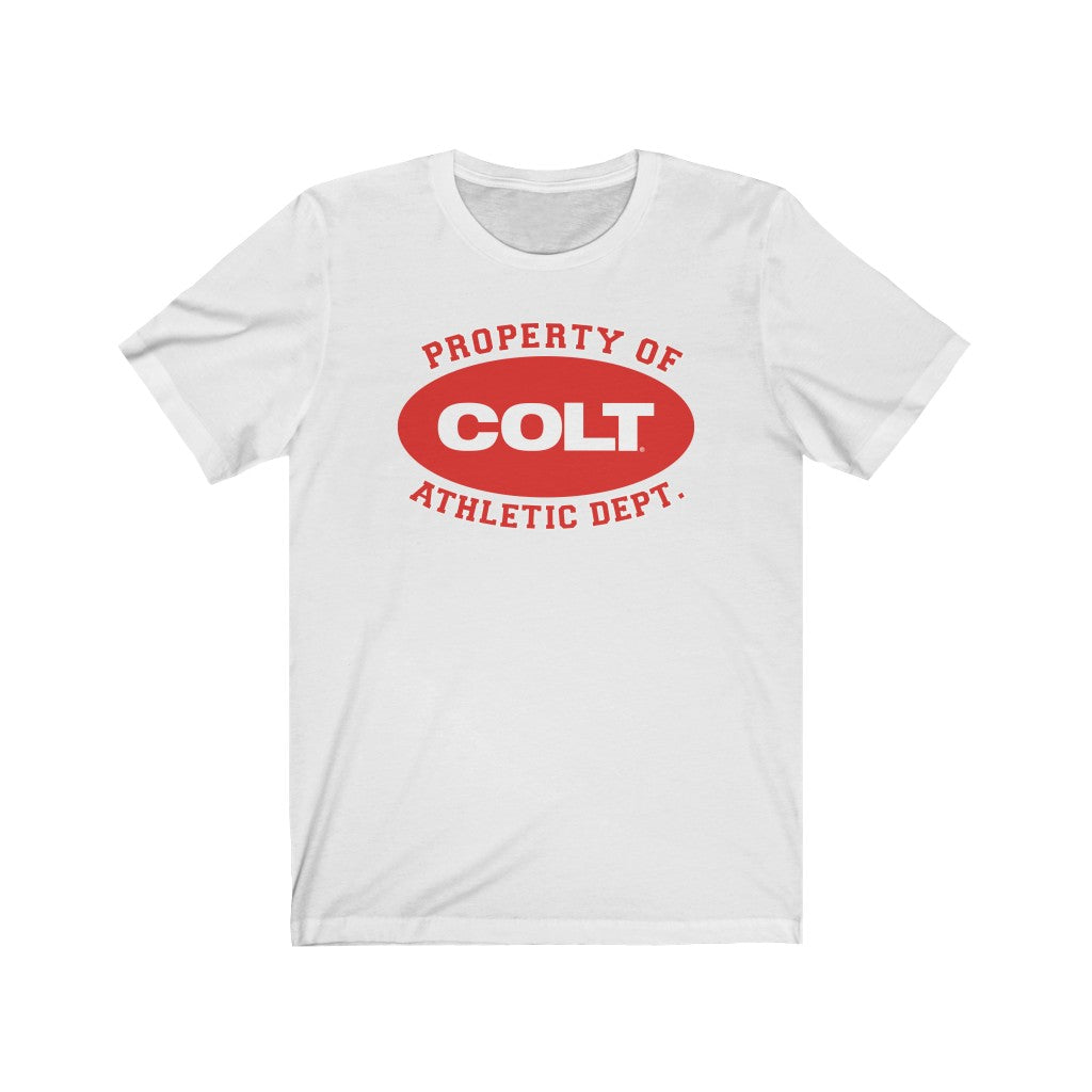 Property of COLT Tee - Red & White Logo