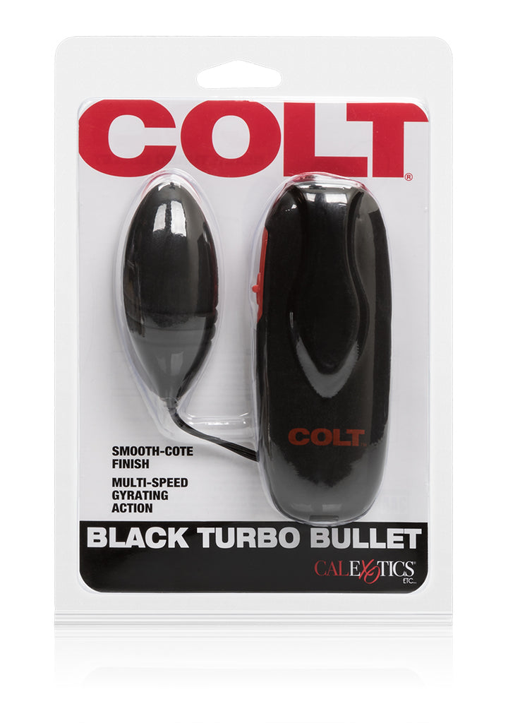 colt black turbo bullet anal toy front