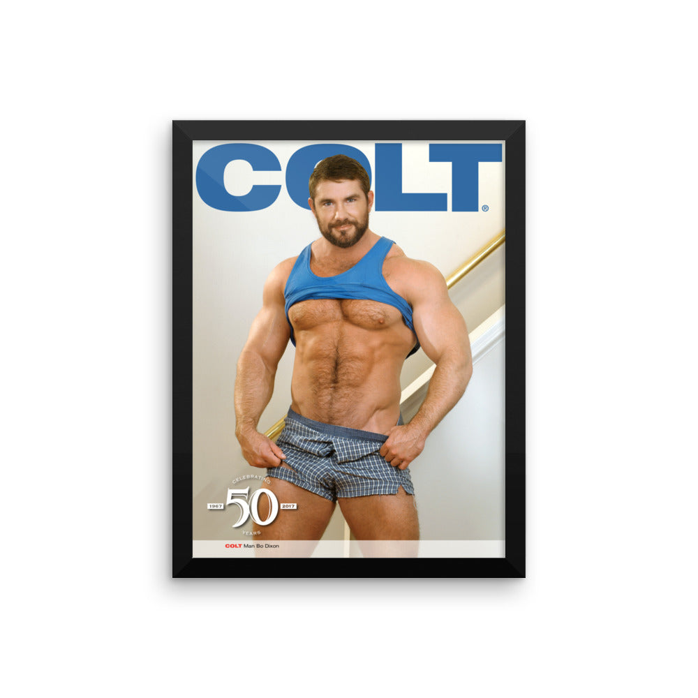 COLT Man Framed Poster - Bo Dixon
