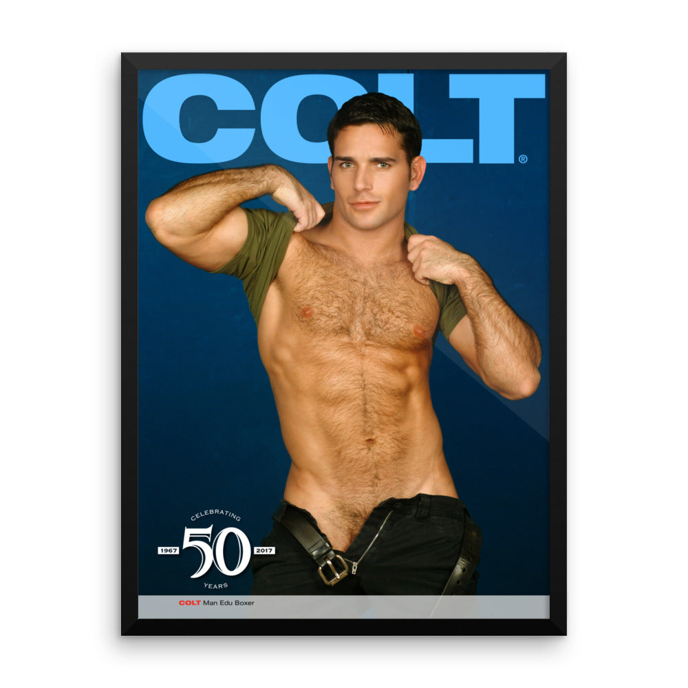 COLT Man Framed Poster - Edu Boxer