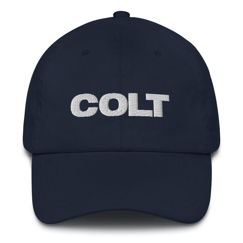 COLT Logo Low Profile Cap - White COLT Logo