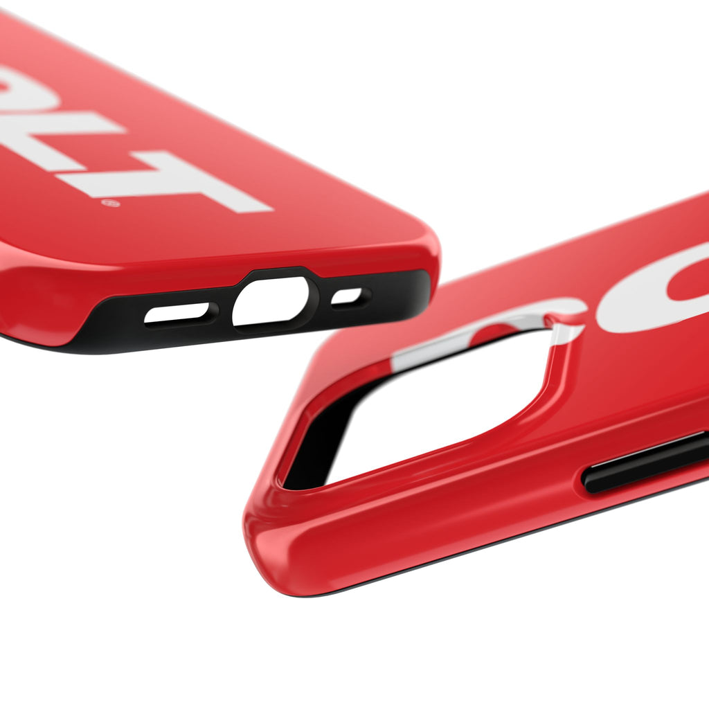 COLT Red & White Logo Tough Mobile Phone Case