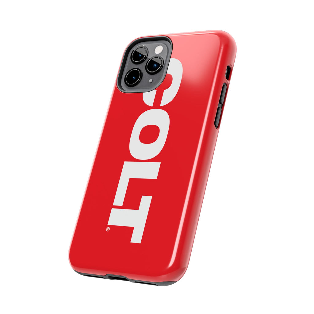 COLT Red & White Logo Tough Mobile Phone Case