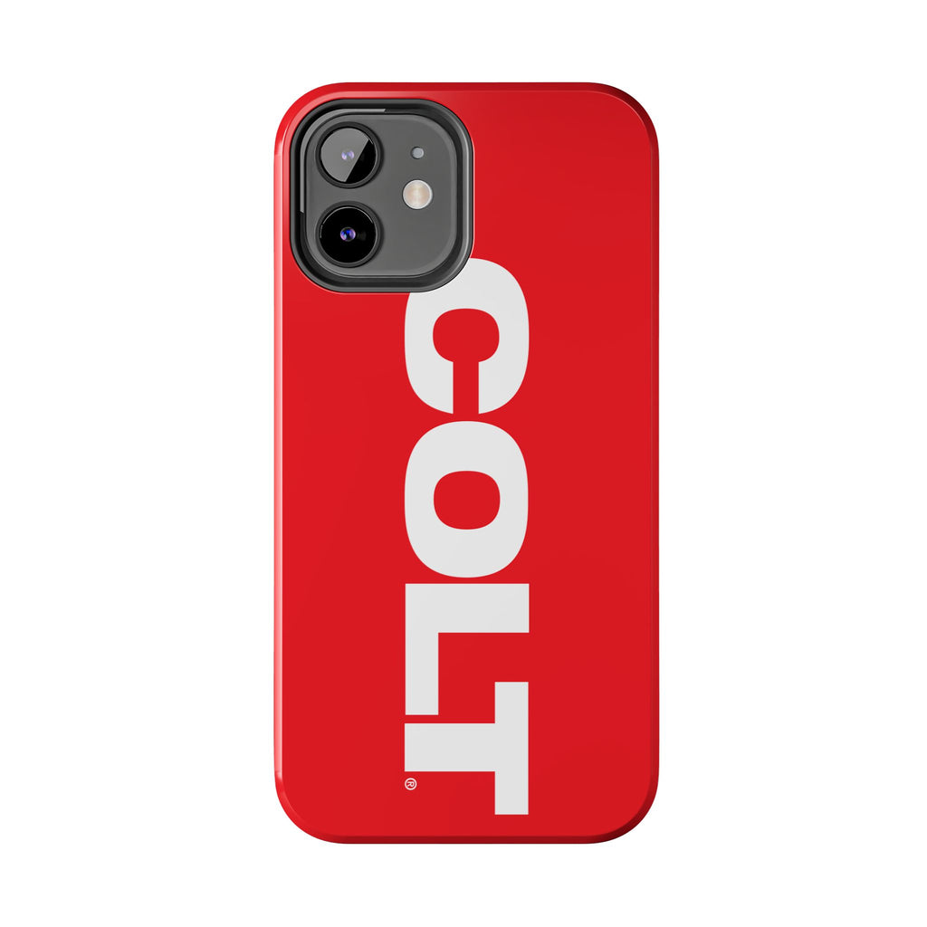 COLT Red & White Logo Tough Mobile Phone Case