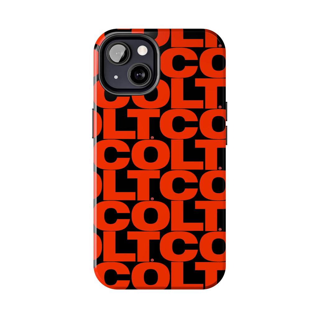 COLT Red & Black Logo Tough Mobile Phone Case