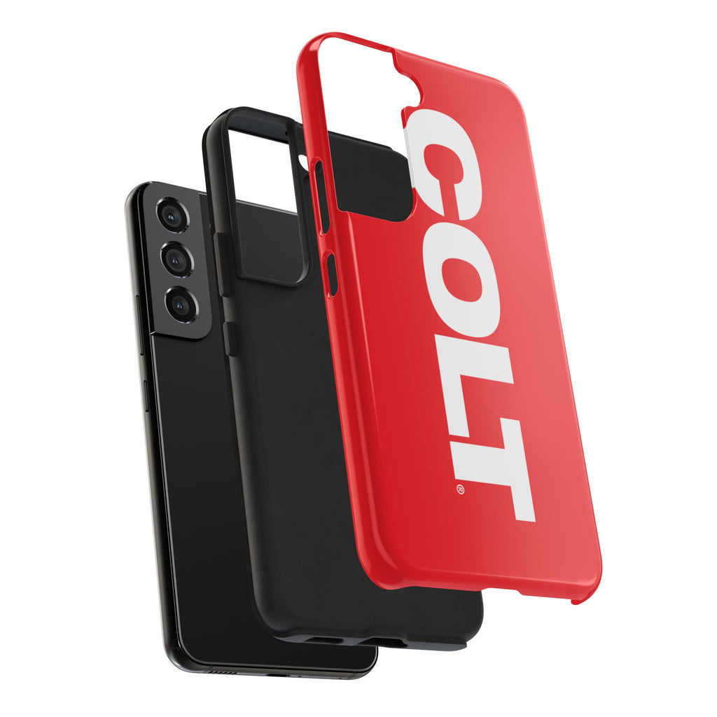 COLT Red & White Logo Tough Mobile Phone Case