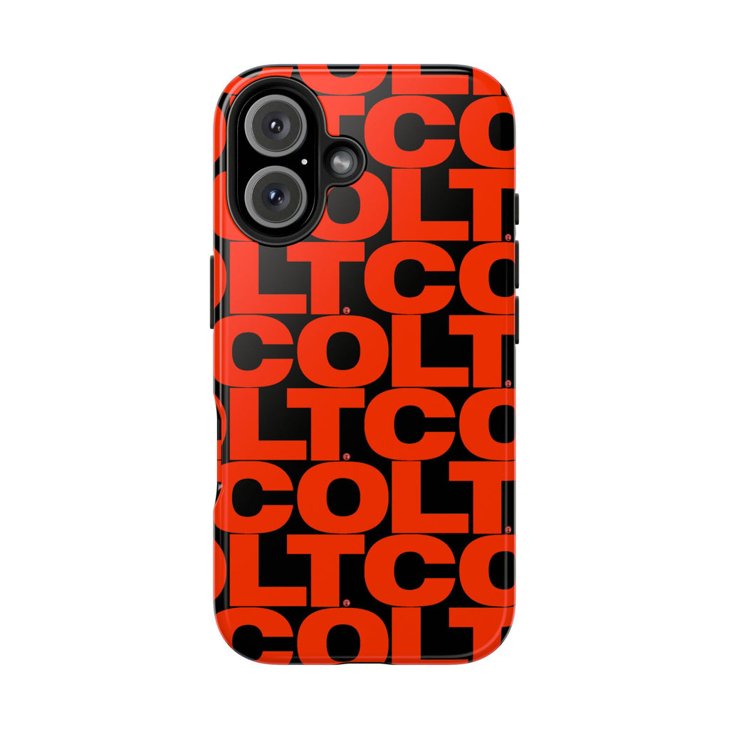 COLT Red & Black Logo Tough Mobile Phone Case