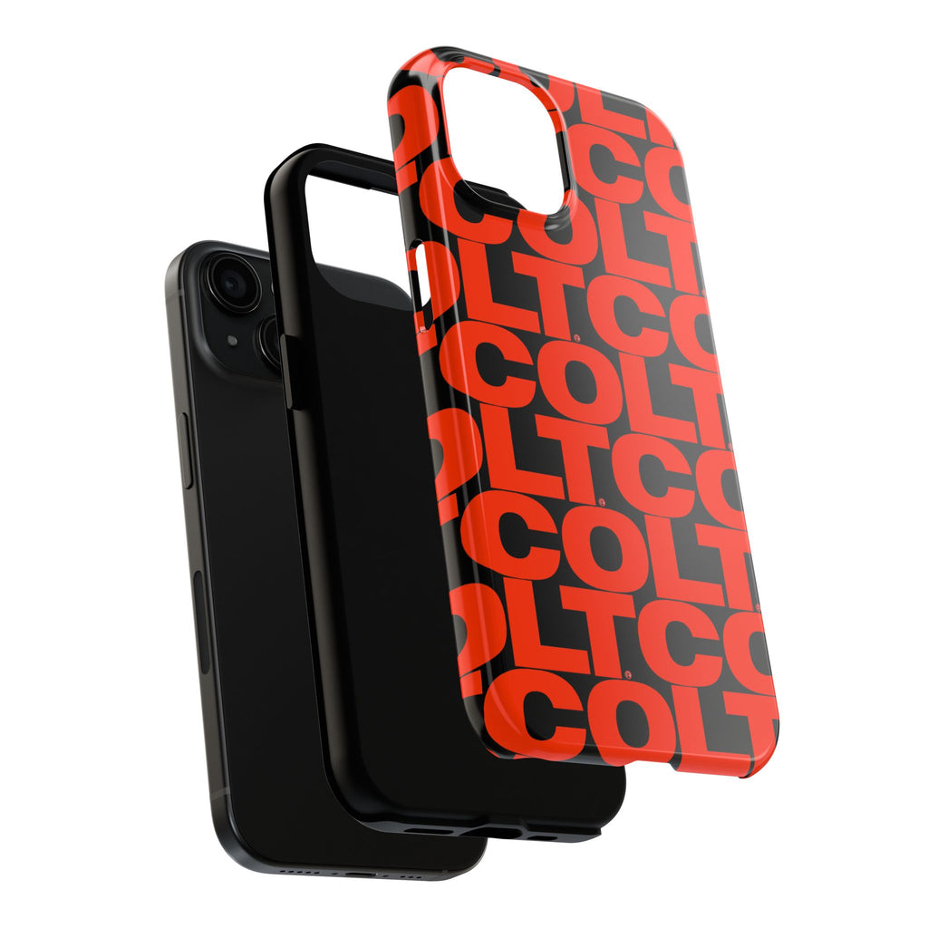 COLT Red & Black Logo Tough Mobile Phone Case