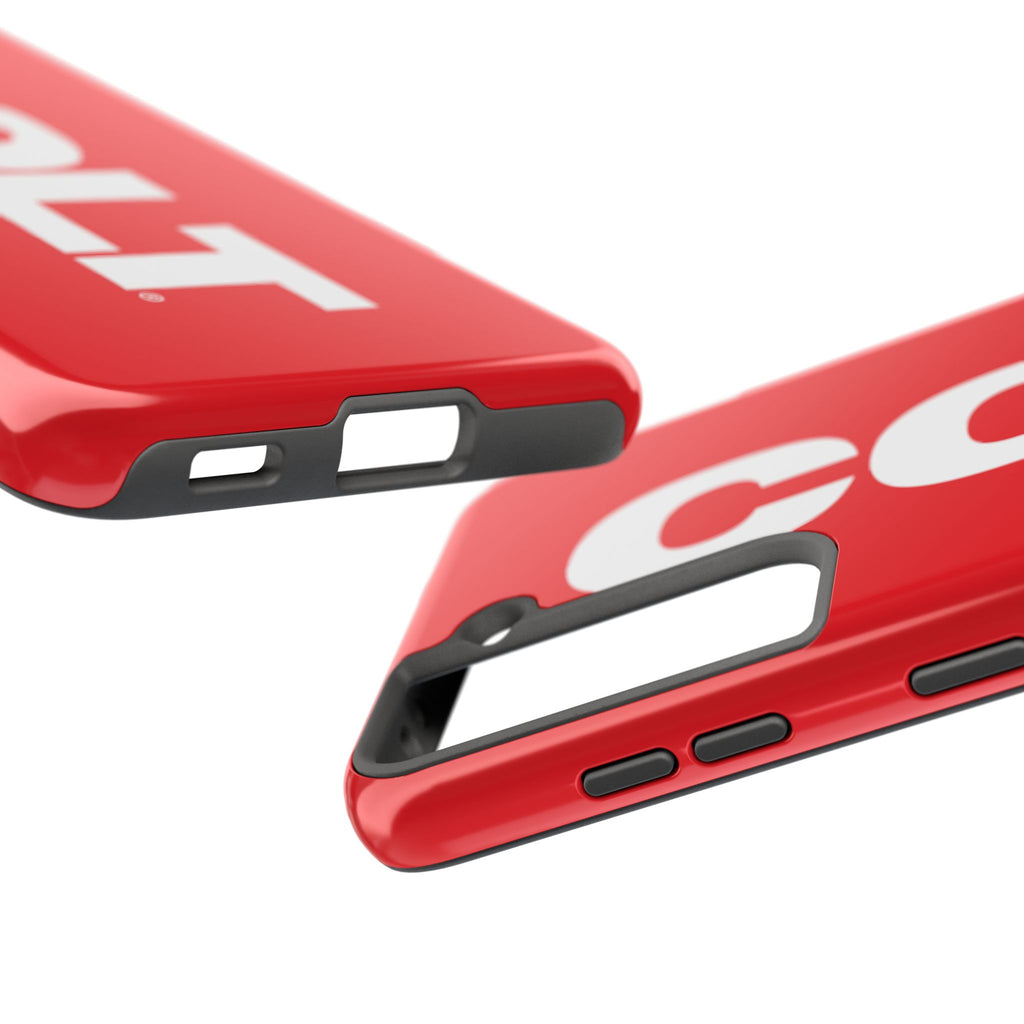 COLT Red & White Logo Tough Mobile Phone Case