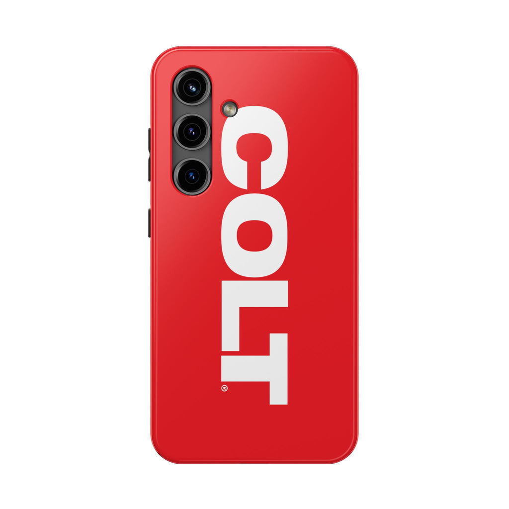 COLT Red & White Logo Tough Mobile Phone Case