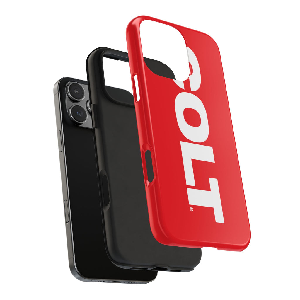 COLT Red & White Logo Tough Mobile Phone Case