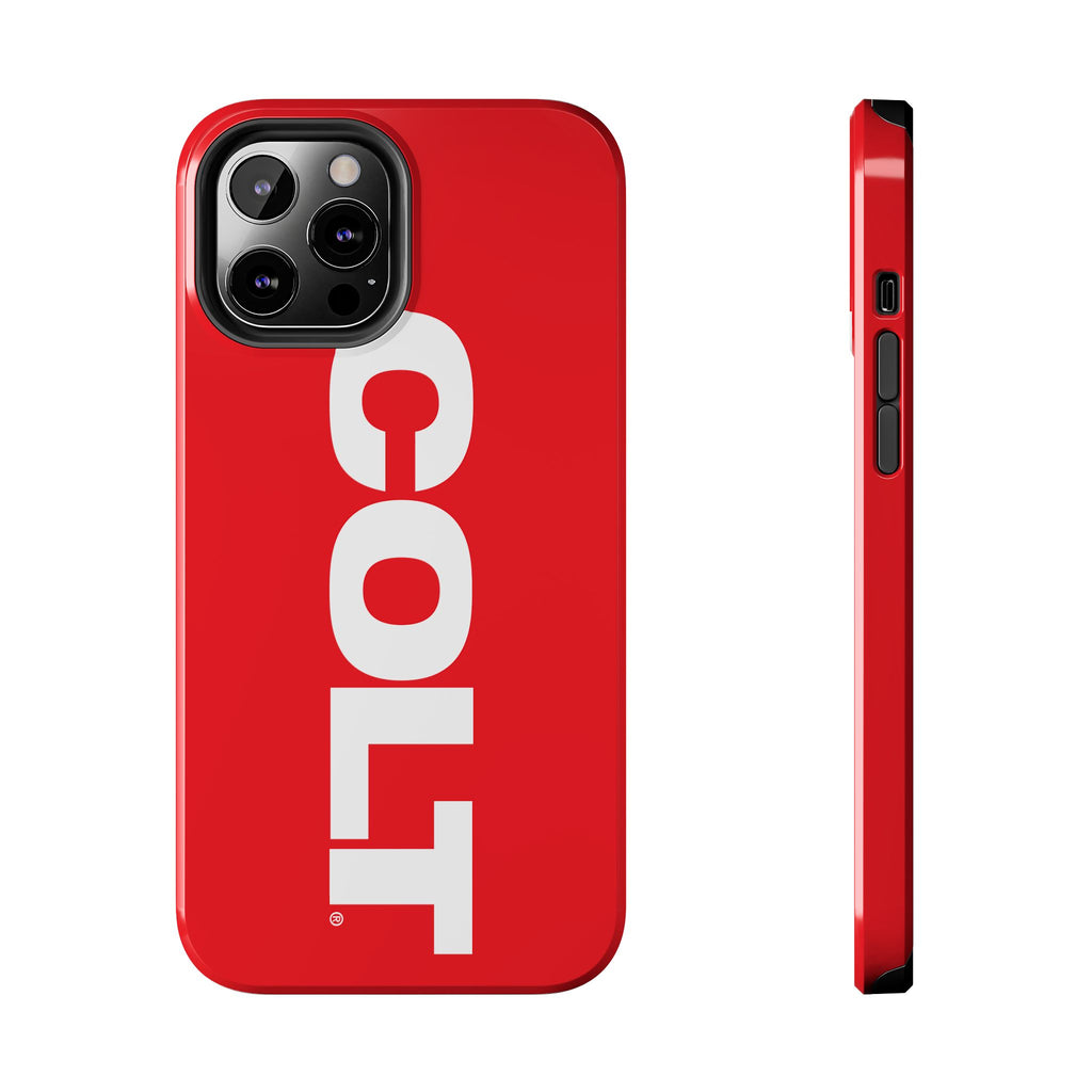 COLT Red & White Logo Tough Mobile Phone Case