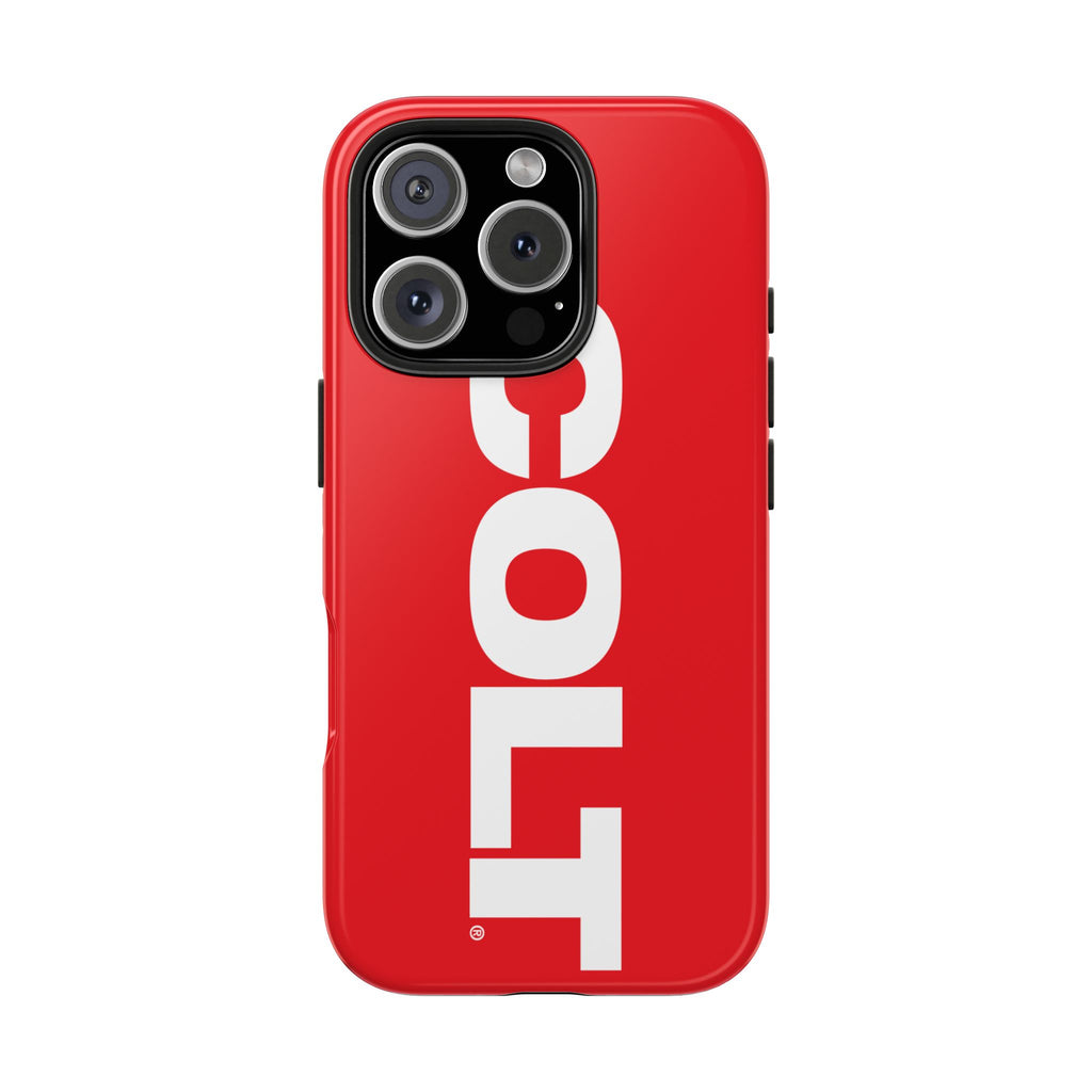 COLT Red & White Logo Tough Mobile Phone Case