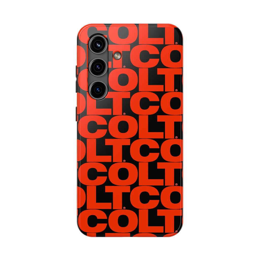COLT Red & Black Logo Tough Mobile Phone Case