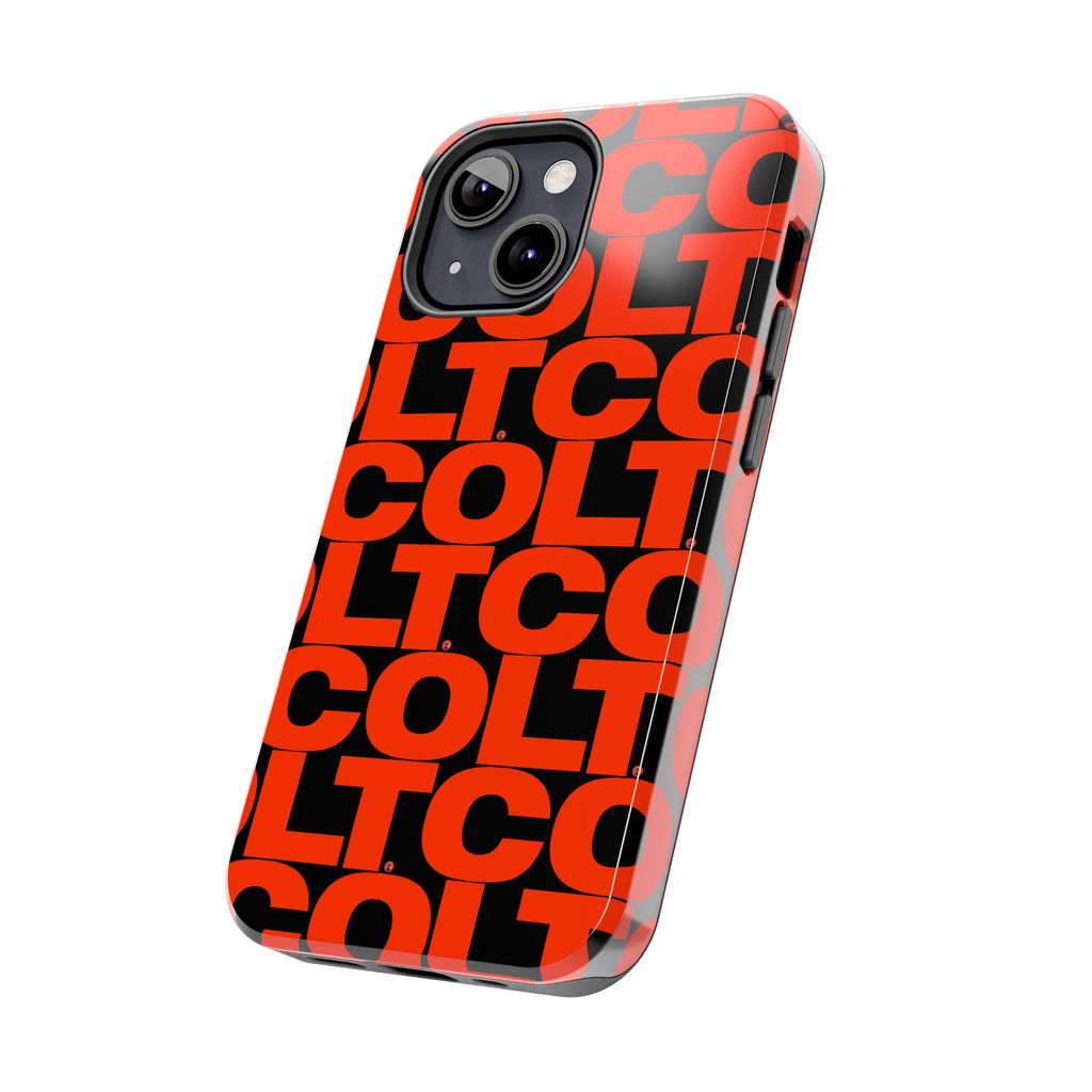 COLT Red & Black Logo Tough Mobile Phone Case