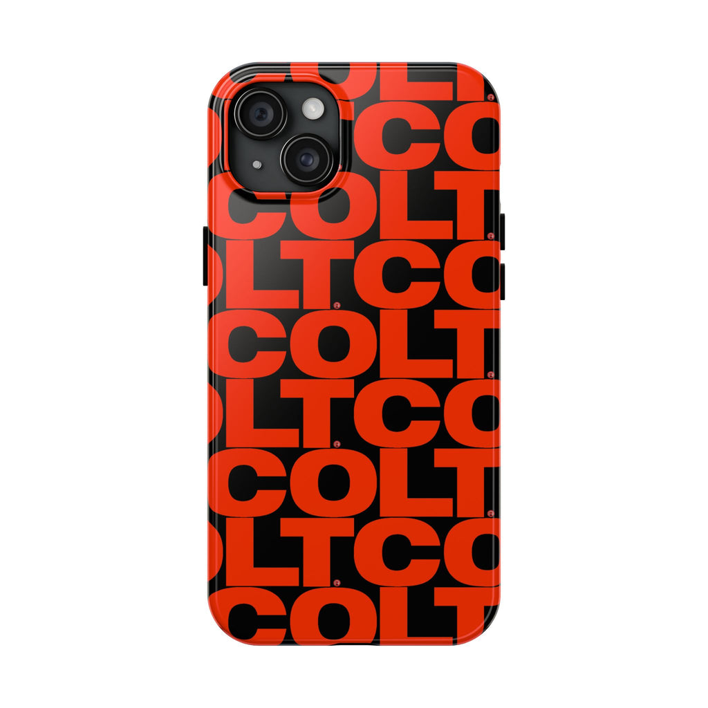 COLT Red & Black Logo Tough Mobile Phone Case
