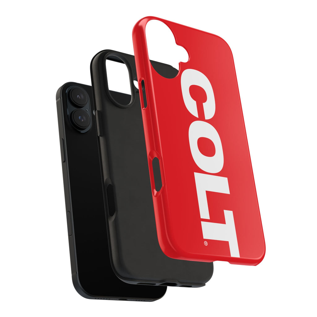 COLT Red & White Logo Tough Mobile Phone Case