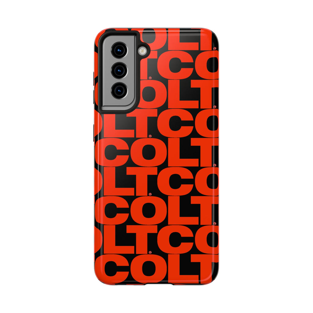 COLT Red & Black Logo Tough Mobile Phone Case