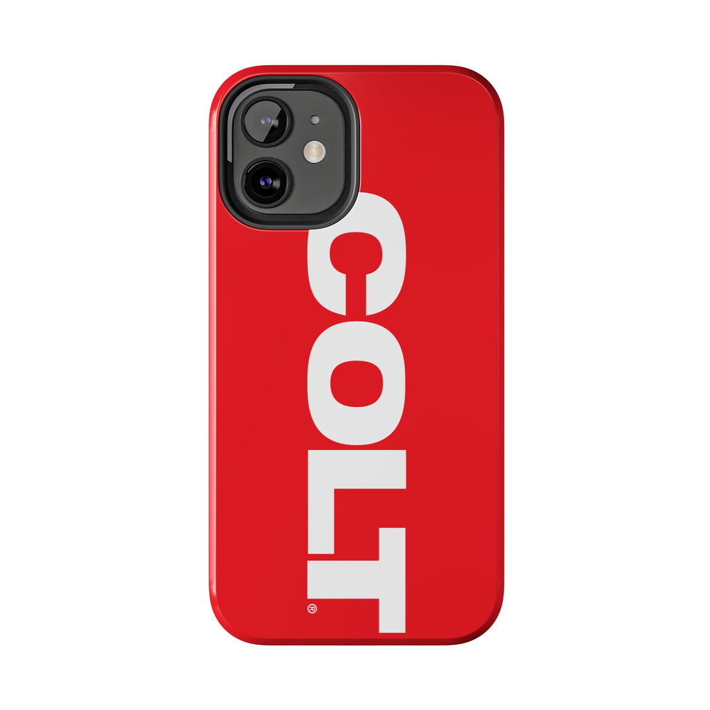 COLT Red & White Logo Tough Mobile Phone Case