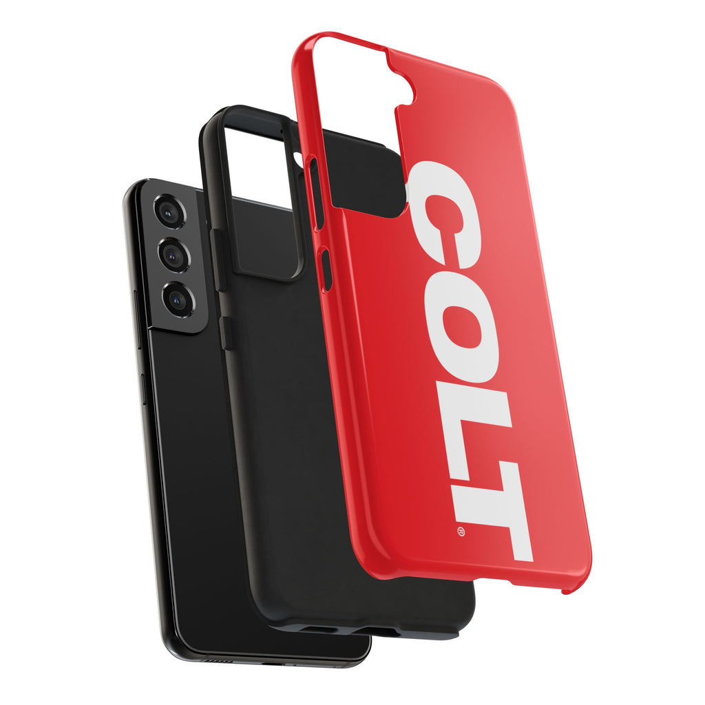 COLT Red & White Logo Tough Mobile Phone Case