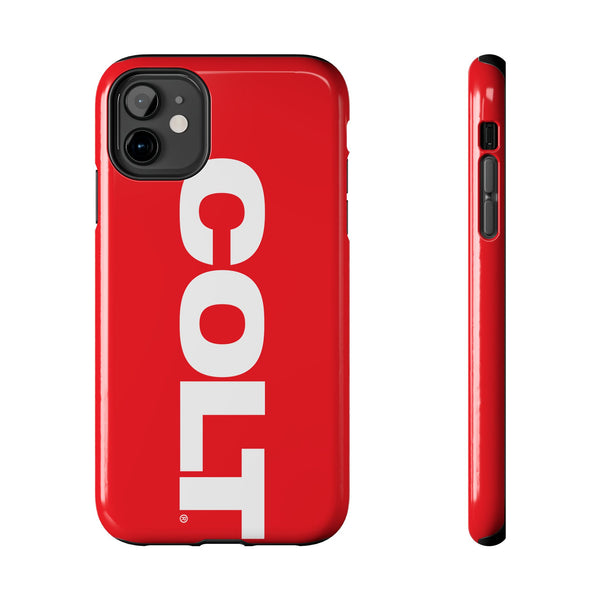 COLT Red & White Logo Tough Mobile Phone Case
