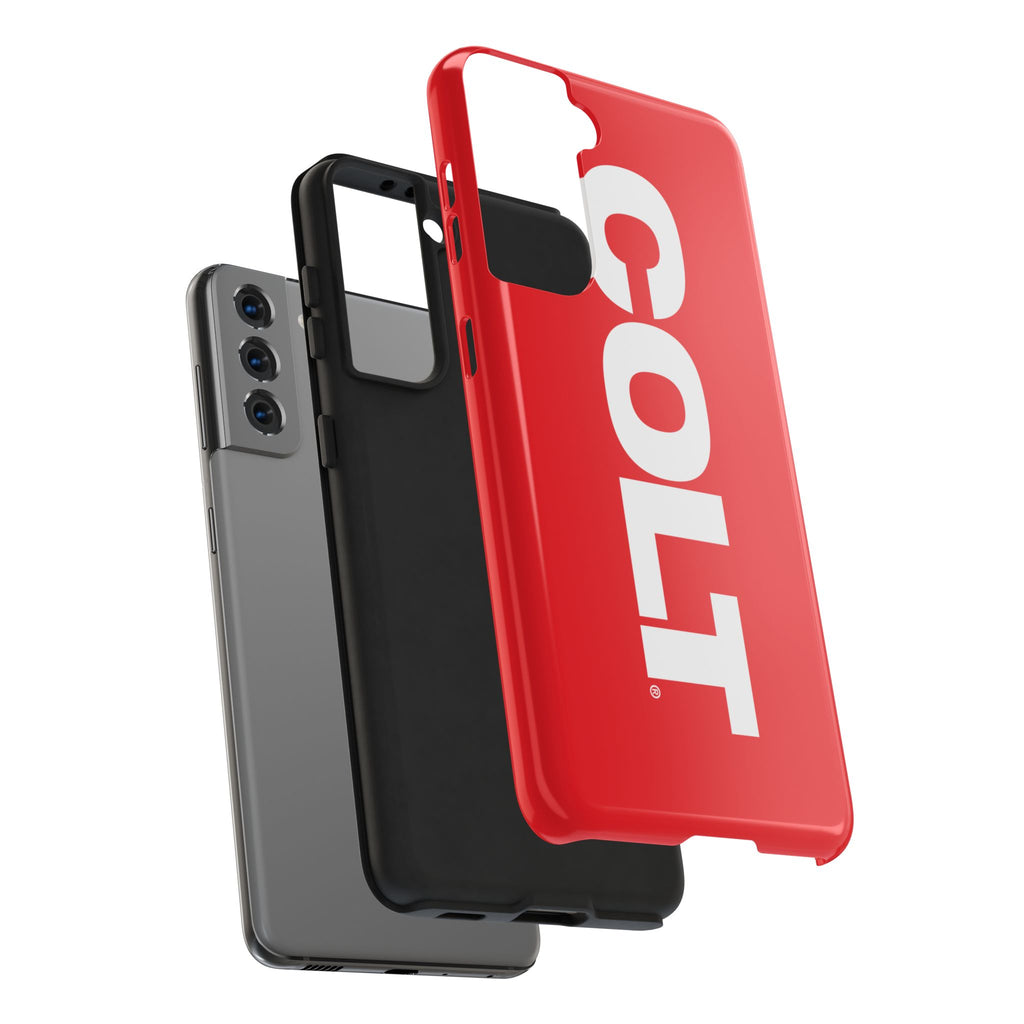 COLT Red & White Logo Tough Mobile Phone Case