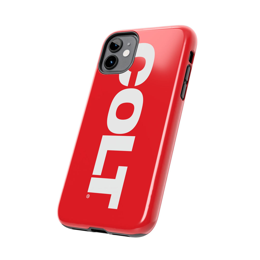COLT Red & White Logo Tough Mobile Phone Case