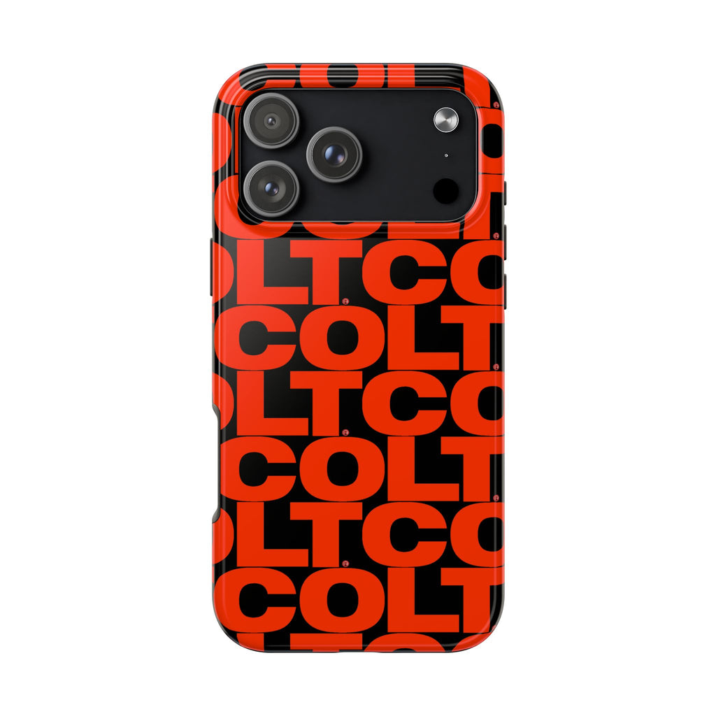 COLT Red & Black Logo Tough Mobile Phone Case