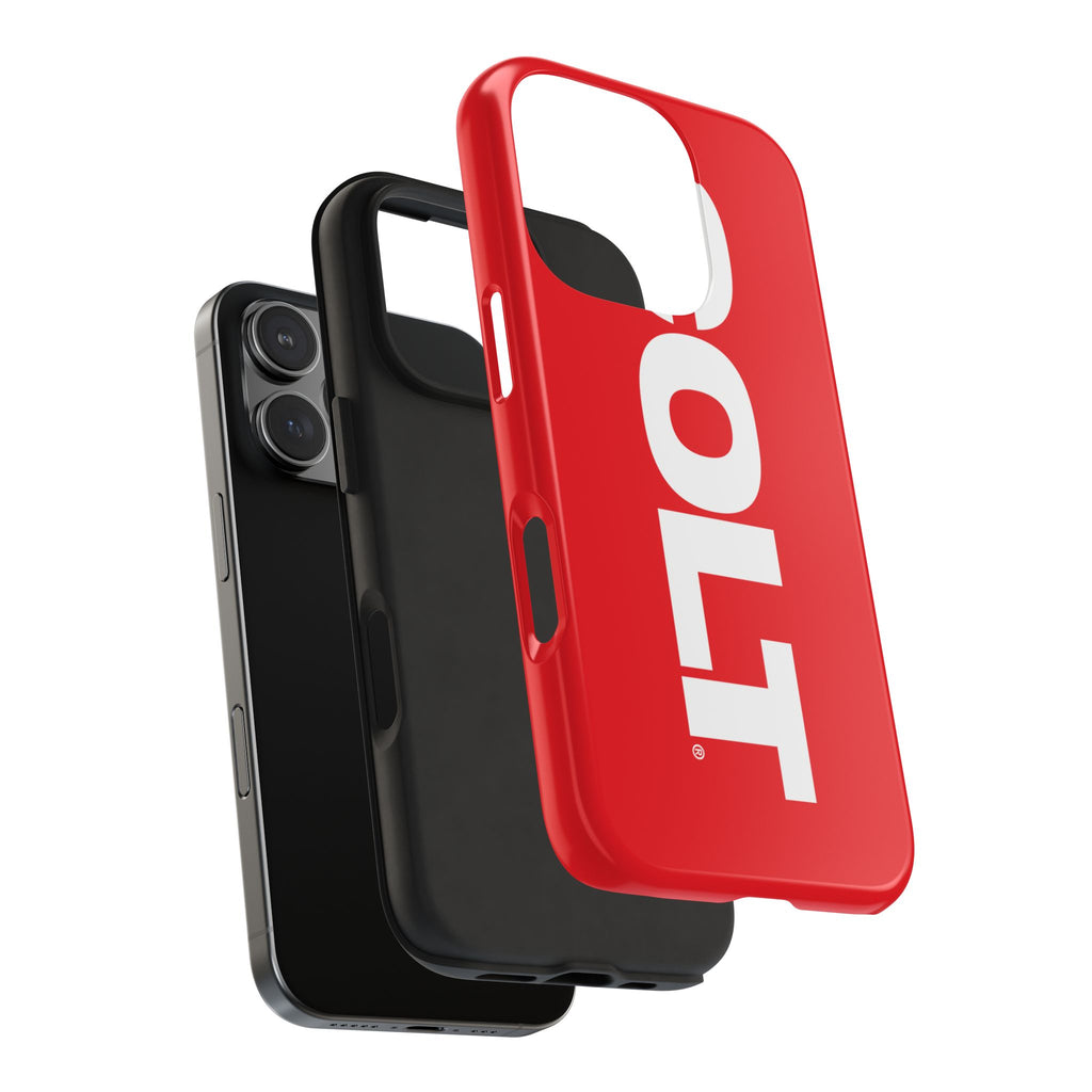 COLT Red & White Logo Tough Mobile Phone Case