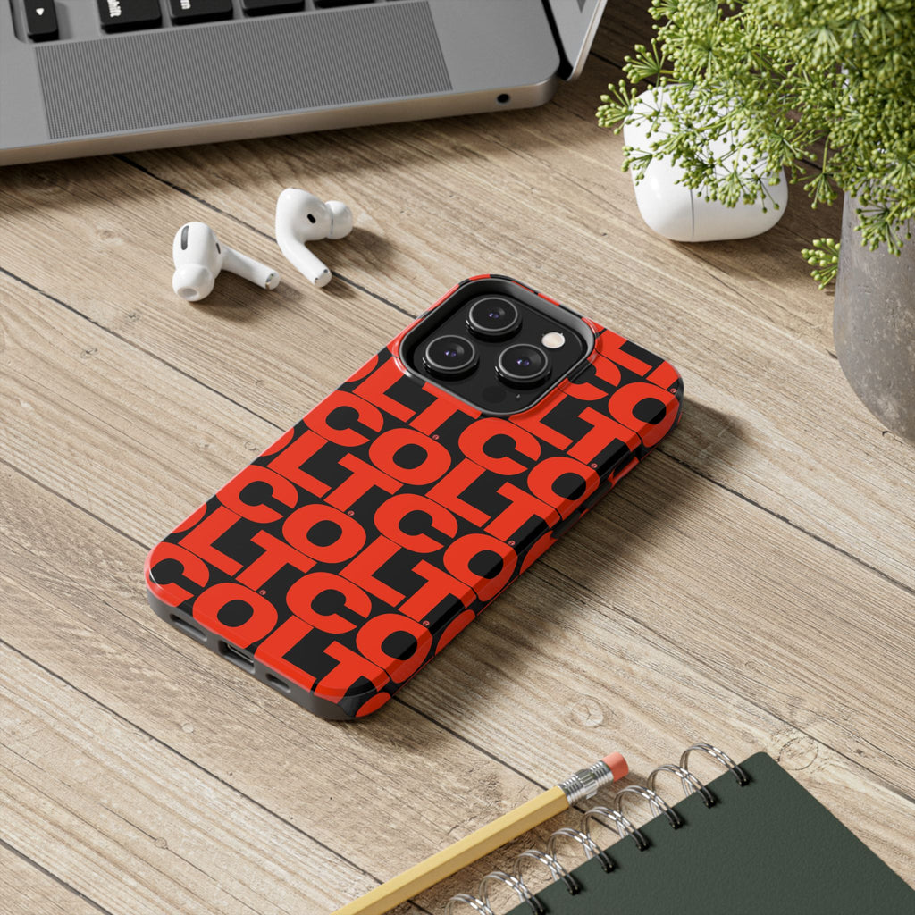 COLT Red & Black Logo Tough Mobile Phone Case