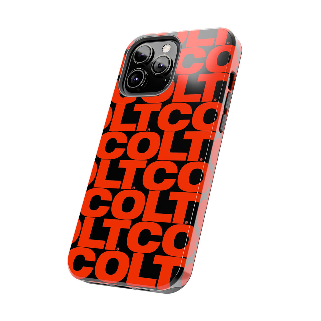 COLT Red & Black Logo Tough Mobile Phone Case