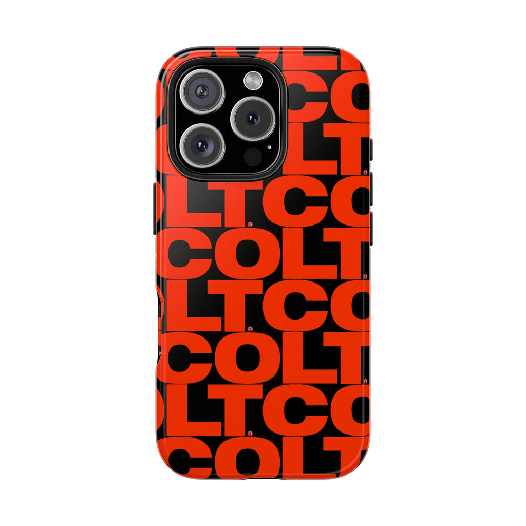 COLT Red & Black Logo Tough Mobile Phone Case