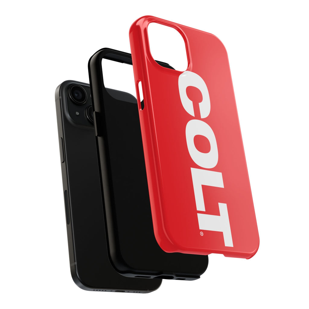 COLT Red & White Logo Tough Mobile Phone Case