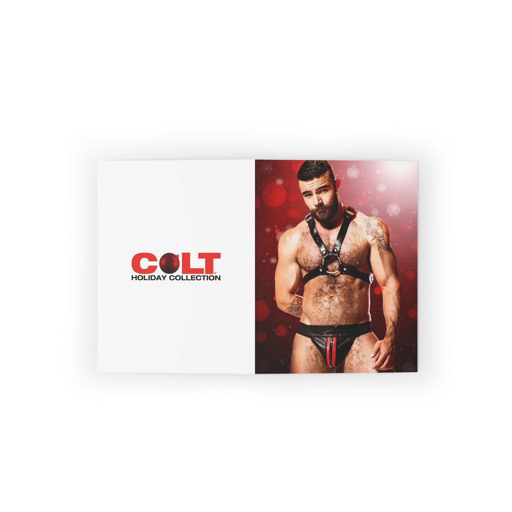 Greeting Card - Holiday Snowflake Man Brian Maier