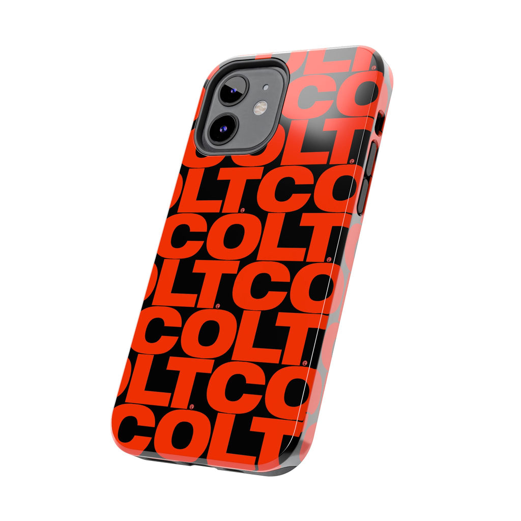 COLT Red & Black Logo Tough Mobile Phone Case