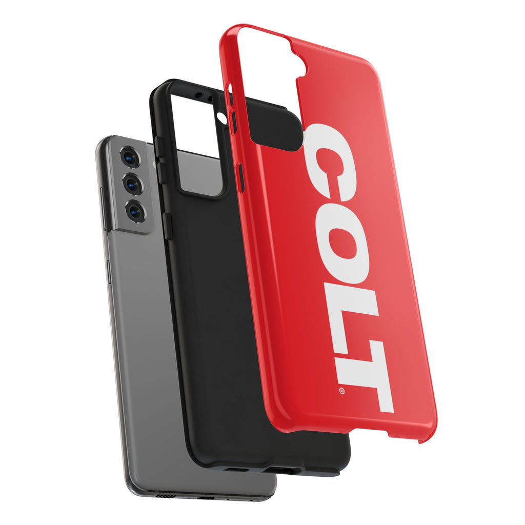 COLT Red & White Logo Tough Mobile Phone Case