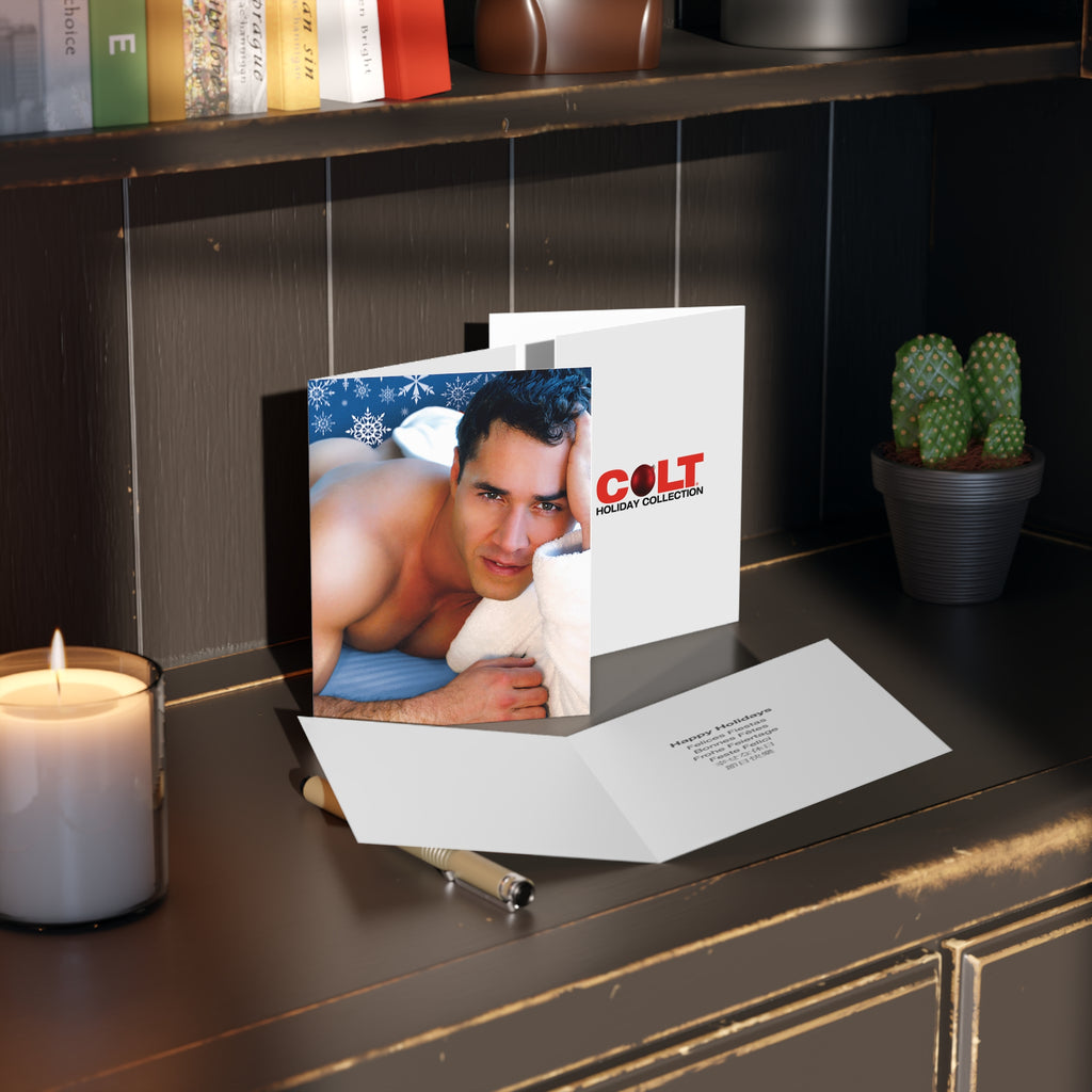 Copy of Greeting Card - Holiday Snowflake Man Dean Phoenix