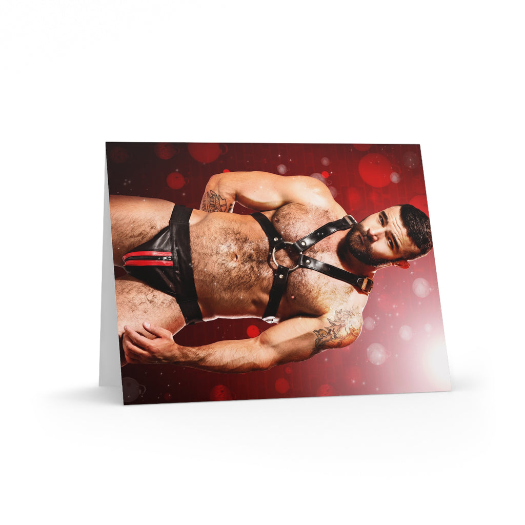 Greeting Card - Holiday Snowflake Man Brian Maier