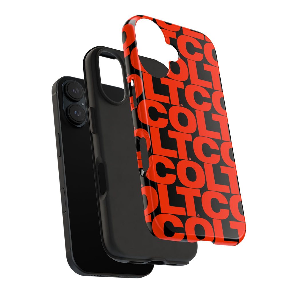 COLT Red & Black Logo Tough Mobile Phone Case