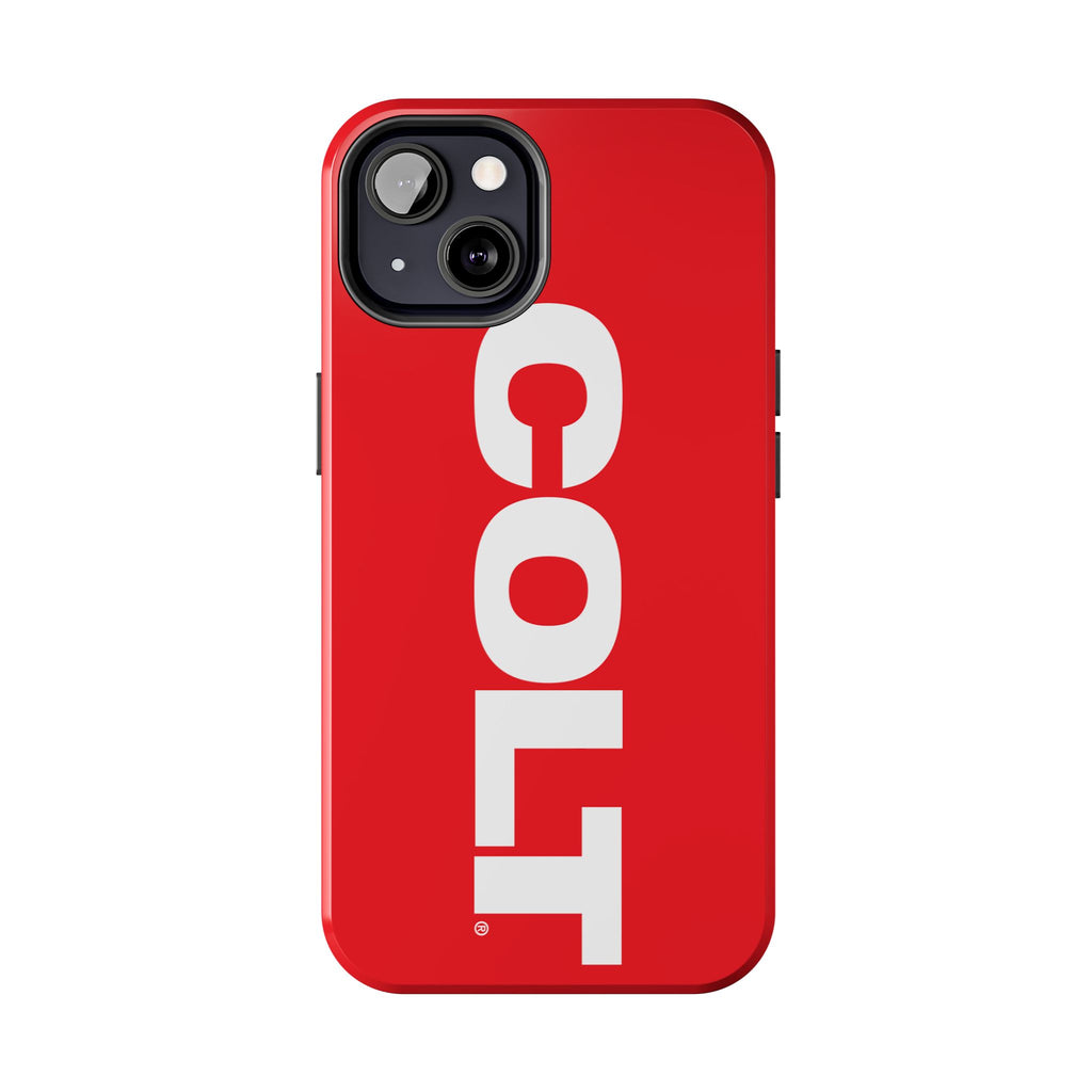 COLT Red & White Logo Tough Mobile Phone Case