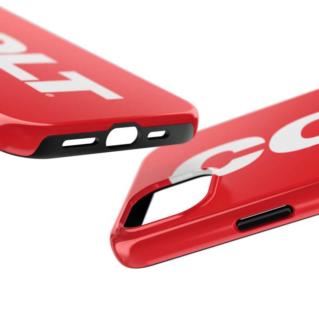 COLT Red & White Logo Tough Mobile Phone Case
