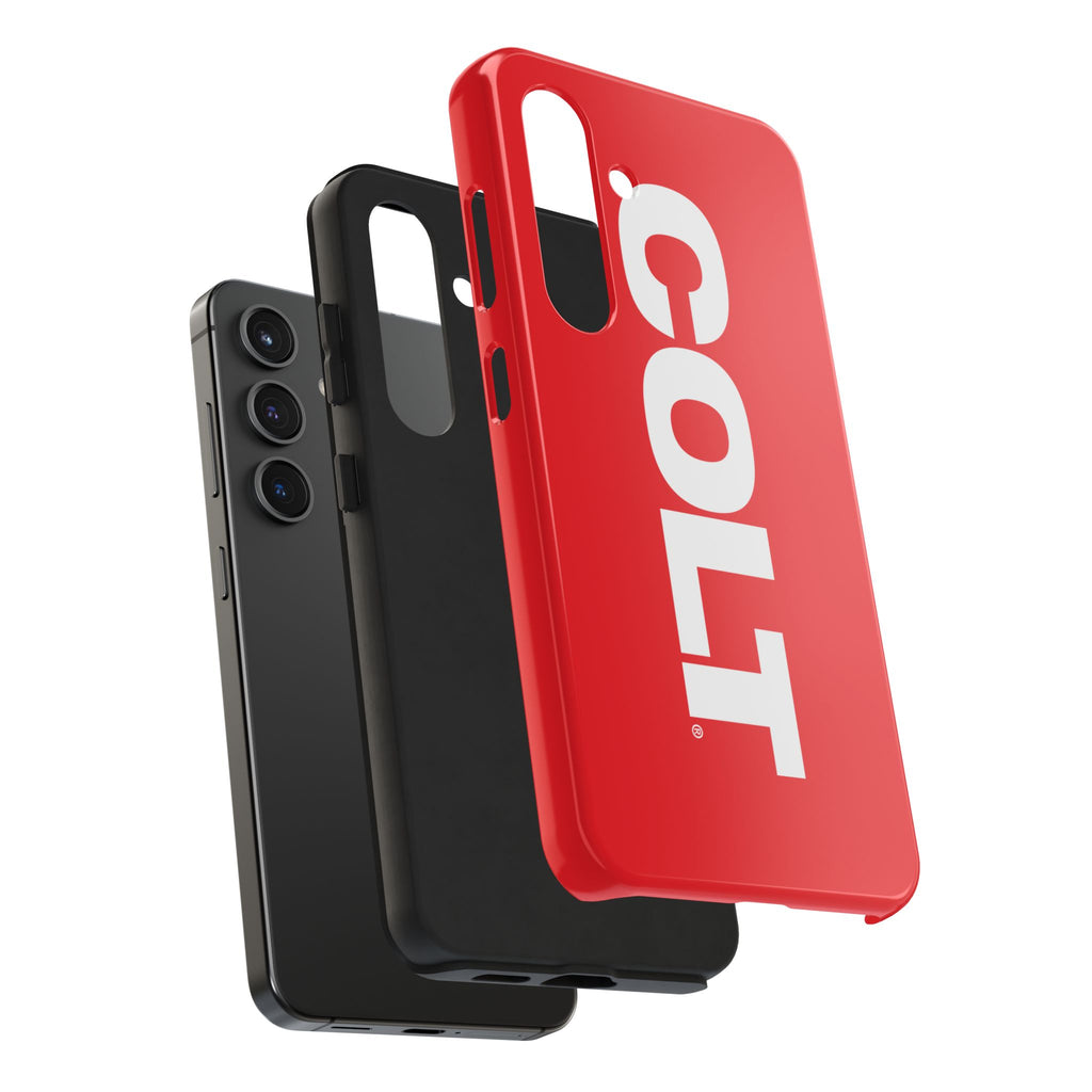 COLT Red & White Logo Tough Mobile Phone Case