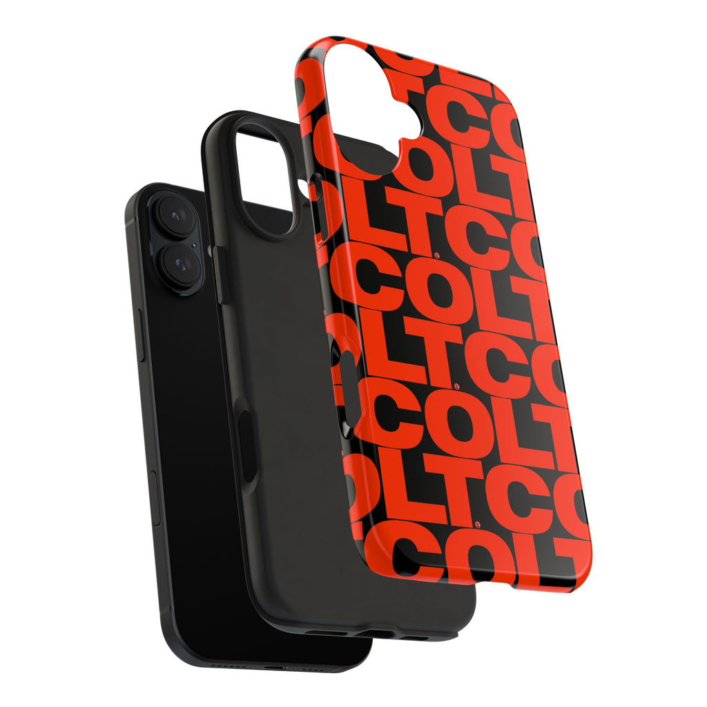 COLT Red & Black Logo Tough Mobile Phone Case