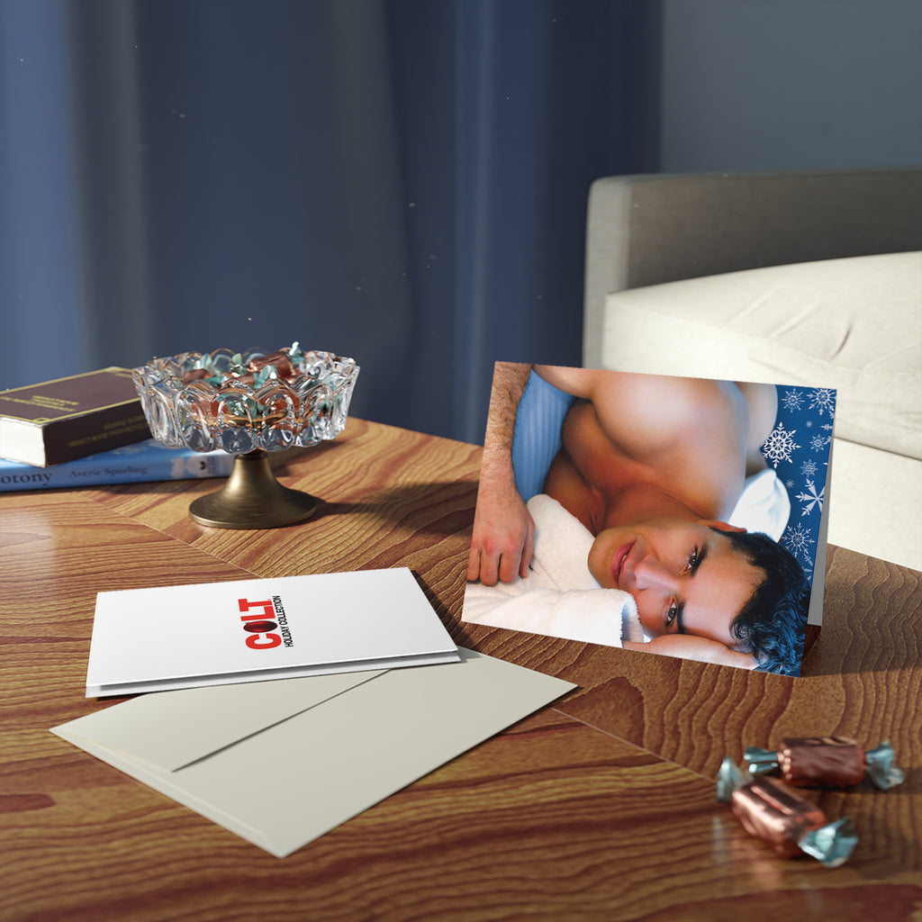 Copy of Greeting Card - Holiday Snowflake Man Dean Phoenix