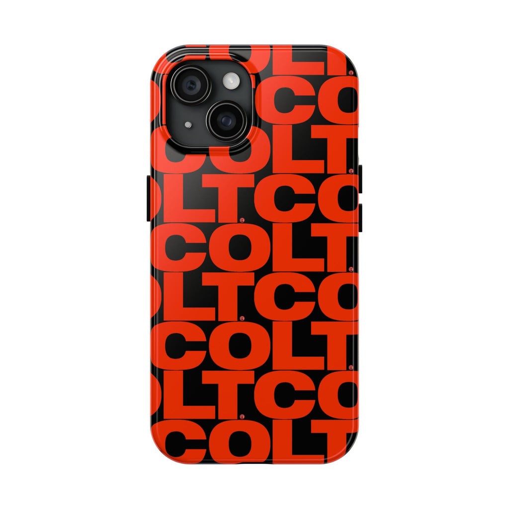 COLT Red & Black Logo Tough Mobile Phone Case