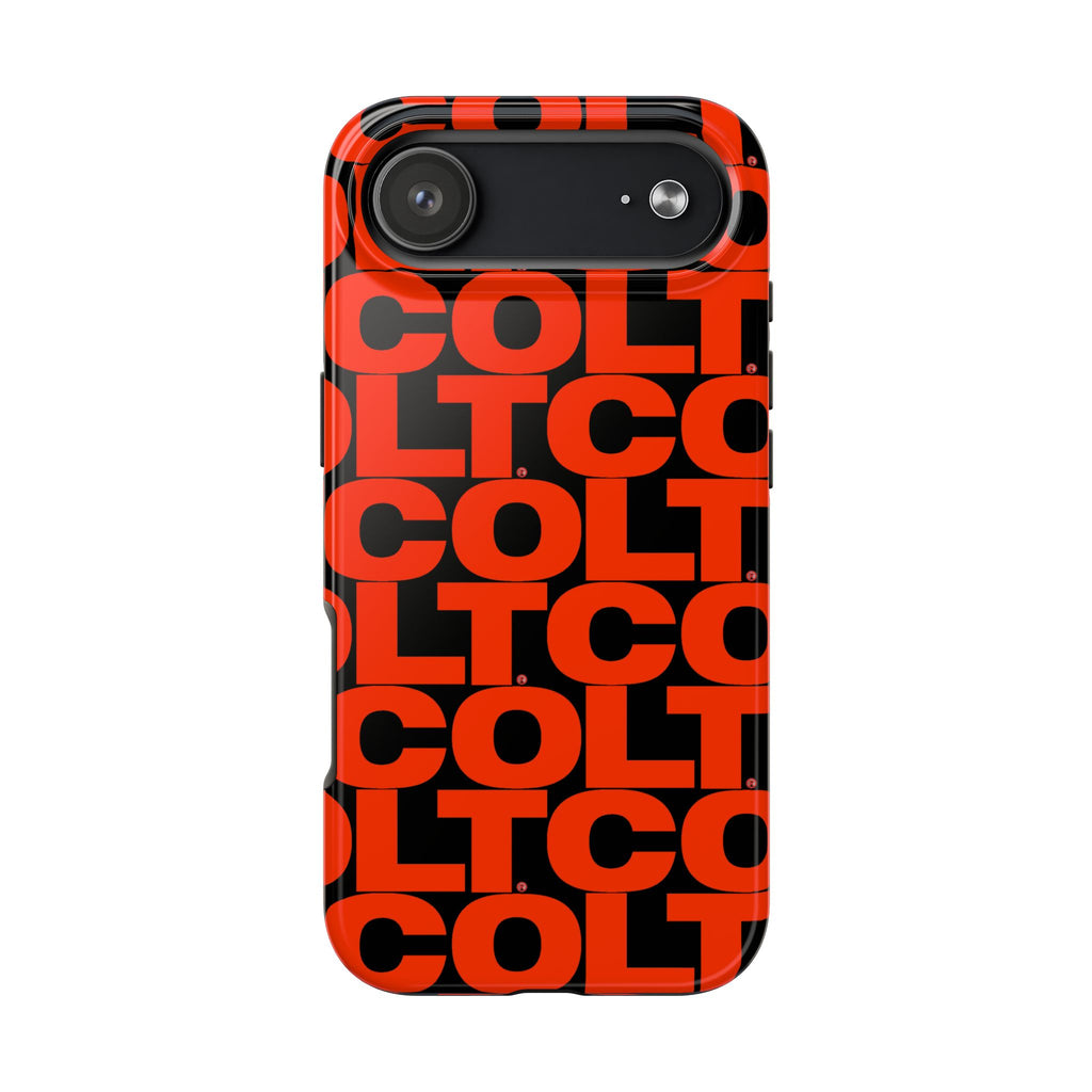 COLT Red & Black Logo Tough Mobile Phone Case