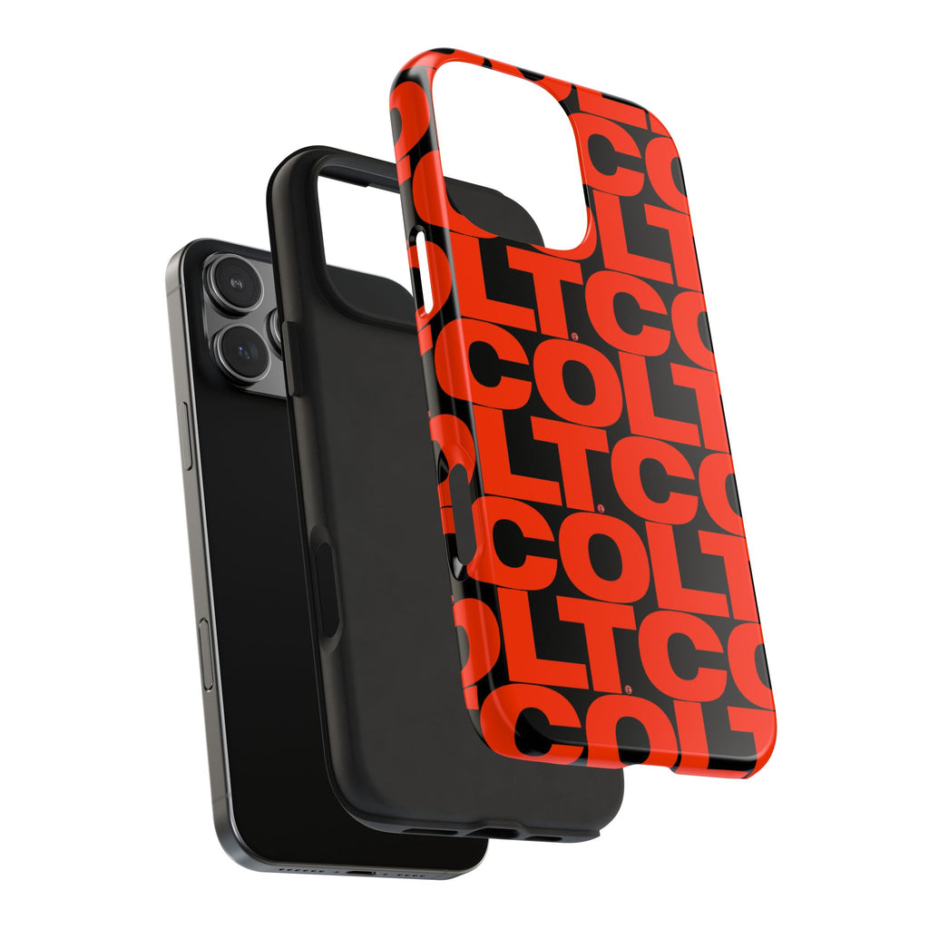 COLT Red & Black Logo Tough Mobile Phone Case