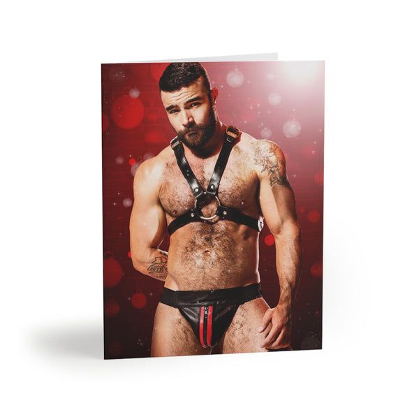 Greeting Card - Holiday Snowflake Man Brian Maier