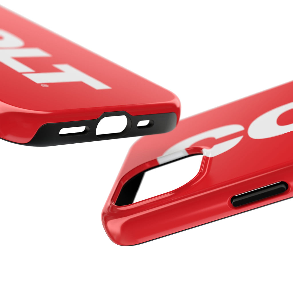 COLT Red & White Logo Tough Mobile Phone Case